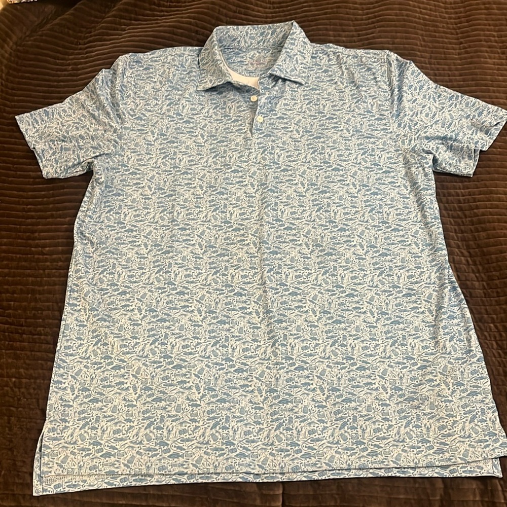 Men’s souther tide blue performance polo